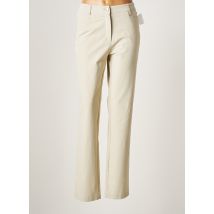 ANNA MONTANA - Pantalon droit beige en polyamide pour femme - Taille 46 - Modz