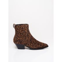 ASH - Bottines/Boots marron en cuir pour femme - Taille 37 - Modz