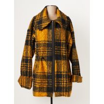 GERSHON BRAM - Manteau long jaune en viscose pour femme - Taille 46 - Modz