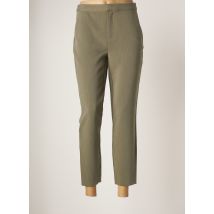 KAFFE - Pantalon 7/8 vert en polyester pour femme - Taille 36 - Modz