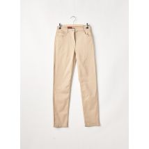 BETTY BARCLAY - Pantalon droit beige en coton pour femme - Taille 38 - Modz