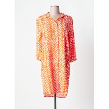 ESPRIT DE LA MER - Robe mi-longue orange en viscose pour femme - Taille 38 - Modz