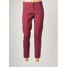 SISLEY - Pantalon chino rouge en coton pour femme - Taille 42 - Modz