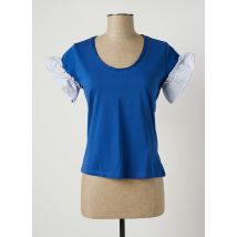 SISLEY - Top bleu en coton pour femme - Taille 40 - Modz