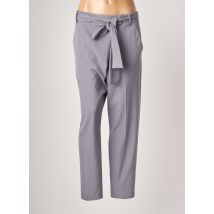 BENETTON - Pantalon slim gris en polyester pour femme - Taille 38 - Modz