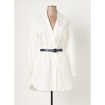 THE KORNER - Robe mi-longue blanc en coton pour femme - Taille 40 - Modz