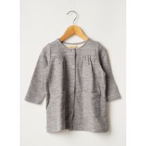 LA PETITE COLLECTION - Robe mi-longue gris en laine pour fille - Taille 6 M - Modz