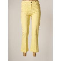 SPORTMAX - Pantalon 7/8 jaune en coton pour femme - Taille W26 - Modz