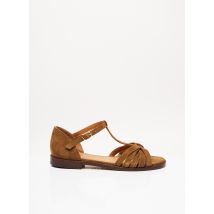 RIVECOUR - Sandales/Nu pieds marron en cuir pour femme - Taille 41 - Modz