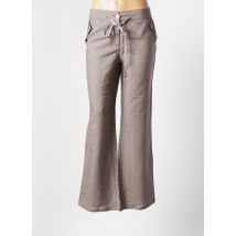 A.C.B. - Pantalon large gris en ramie pour femme - Taille 42 - Modz