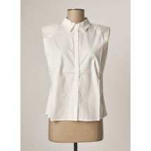 VILA - Chemisier blanc en coton pour femme - Taille 40 - Modz