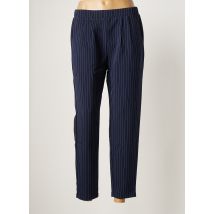 MINIMUM - Pantalon 7/8 bleu en polyester pour femme - Taille 40 - Modz