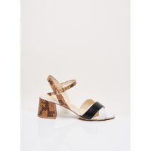 GADEA - Sandales/Nu pieds marron en cuir pour femme - Taille 35 - Modz