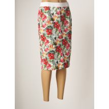 TONI - Jupe mi-longue rouge en coton pour femme - Taille 44 - Modz