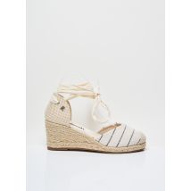 REFRESH - Espadrilles beige en textile pour femme - Taille 40 - Modz