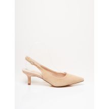 CARMELA - Sandales/Nu pieds beige en cuir pour femme - Taille 40 - Modz