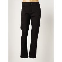 KALISSON - Pantalon slim noir en coton pour femme - Taille 46 - Modz