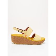 ART - Sandales/Nu pieds jaune en cuir pour femme - Taille 39 - Modz