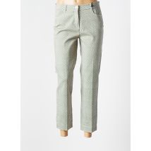 TONI - Pantalon 7/8 vert en coton pour femme - Taille 42 - Modz