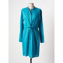 COMPTOIR DES COTONNIERS - Robe mi-longue bleu en coton pour femme - Taille 34 - Modz