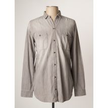 TOMMY HILFIGER - Chemise manches longues gris en coton pour homme - Taille S - Modz