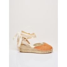 COSTA - Espadrilles orange en textile pour femme - Taille 36 - Modz