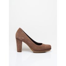 KARSTON - Escarpins marron en cuir pour femme - Taille 36 - Modz