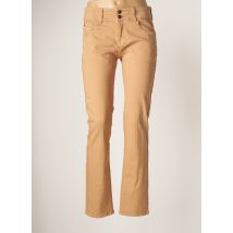 KALISSON - Pantalon slim beige en coton pour femme - Taille 36 - Modz