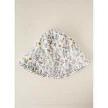 CARREMENT BEAU - Chapeau blanc en coton pour fille - Taille 12 M - Modz