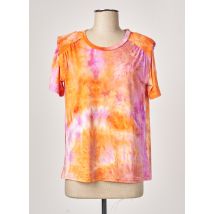 AN' GE - T-shirt orange en polyester pour femme - Taille 36 - Modz