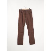 CAMBRIDGE - Pantalon slim marron en coton pour homme - Taille 40 - Modz