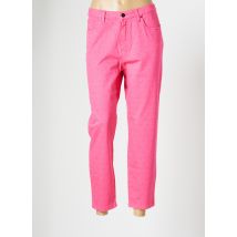 LCDN - Pantalon 7/8 rose en coton pour femme - Taille 46 - Modz