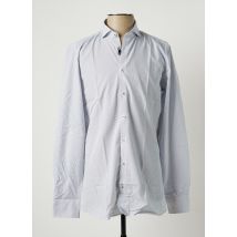 DIGEL - Chemise manches longues blanc en coton pour homme - Taille M - Modz