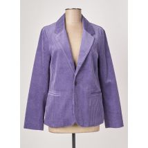 BELLA JONES - Blazer violet en coton pour femme - Taille 40 - Modz