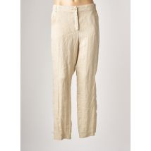 FUEGO WOMAN PANTALONS FEMME DE COULEUR BEIGE - Grande Taille