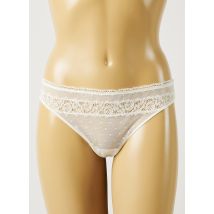 MARIE JO - Tanga blanc en polyamide pour femme - Taille 42 - Modz