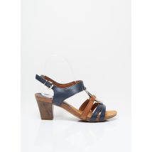 CAPRICE - Sandales/Nu pieds bleu en cuir pour femme - Taille 39 - Modz