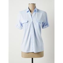 ETERNA - Chemisier bleu en coton pour femme - Taille 36 - Modz