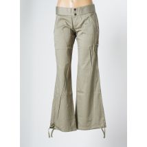 ROXY - Pantalon large vert en coton pour femme - Taille W30 - Modz