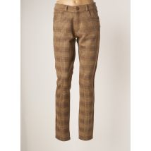 PARA MI - Pantalon slim marron en polyester pour femme - Taille 42 - Modz