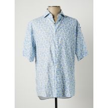 ETERNA - Chemise manches courtes bleu en coton pour homme - Taille L - Modz