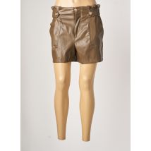 JUS D'ORANGE - Short marron en polyester pour femme - Taille 38 - Modz