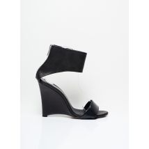 SISLEY - Sandales/Nu pieds noir en cuir pour femme - Taille 39 - Modz