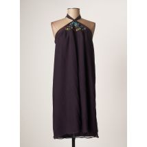 ZAPA - Robe mi-longue violet en soie pour femme - Taille 40 - Modz