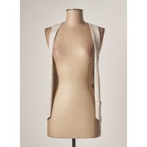 ZAPA - Gilet sans manche beige en acrylique pour femme - Taille 36 - Modz