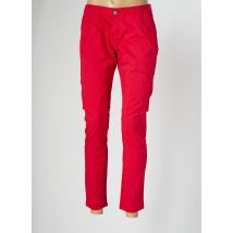 LA FIANCEE DU MEKONG - Pantalon chino rouge en coton pour femme - Taille 40 - Modz