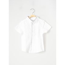 3 POMMES - Chemise manches courtes blanc en coton pour garçon - Taille 3 A - Modz