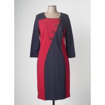 FRANK WALDER - Robe mi-longue bleu en viscose pour femme - Taille 42 - Modz