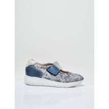 NICE - Chaussures de confort bleu en cuir pour femme - Taille 36 - Modz