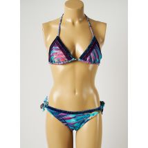 MISS BIKINI - Maillot de bain 2 pièces violet en polyamide pour femme - Taille 40 - Modz